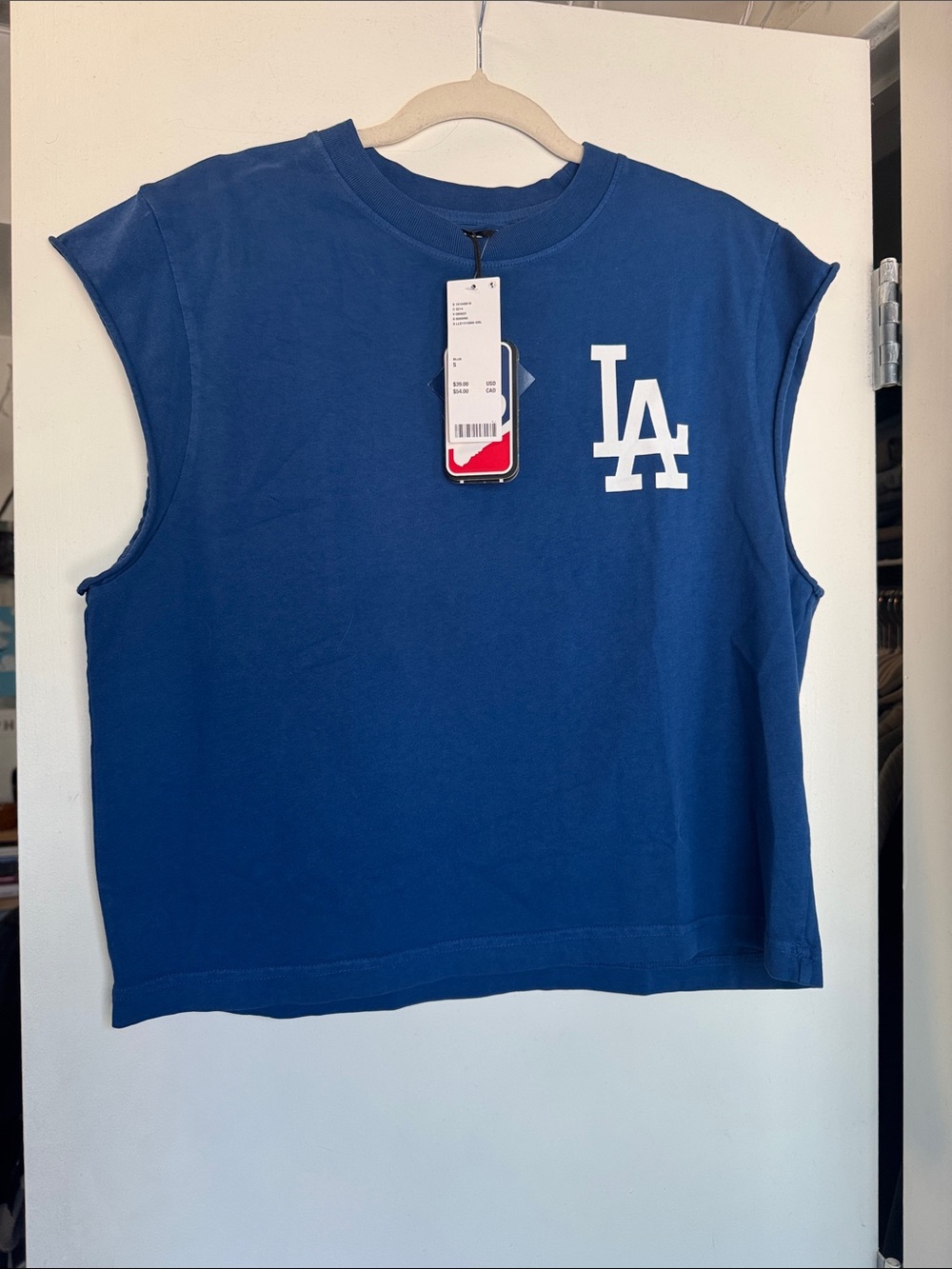 New Blue LA Men’s Cutoff Shirt
